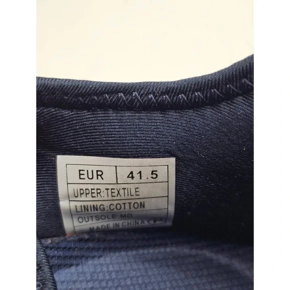 AKK Womens Lightweight Navy Walking Running Athletic Sneakers Comfort EU 41.5 - Picture 5 of 8